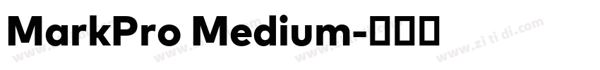 MarkPro Medium字体转换